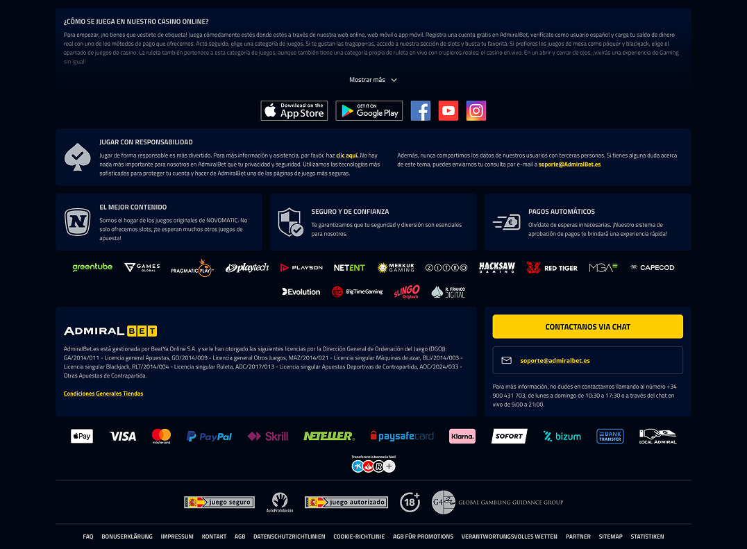 New browser footer design