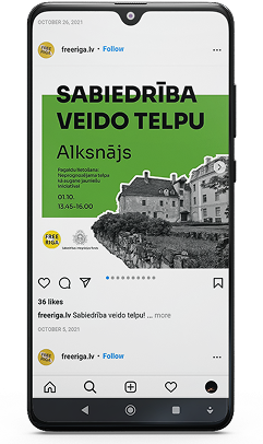 Free Riga , Alksnajs visual