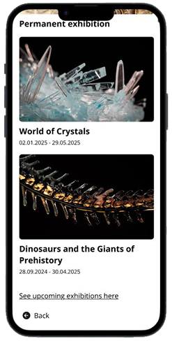 Current exhibitions page