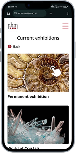 Current exhibitions page